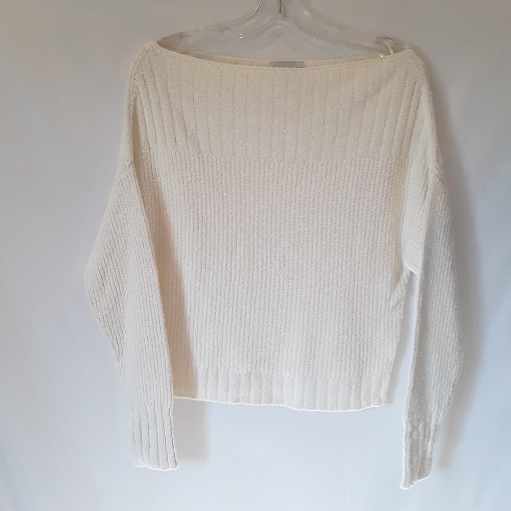 VGW-Allison Joy cream ribbed sweater - Picture 2 of 8
